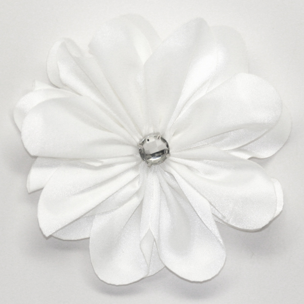 Closeouts :: Additions™ :: Sew On Flowers :: Satin Flower w Stone ...