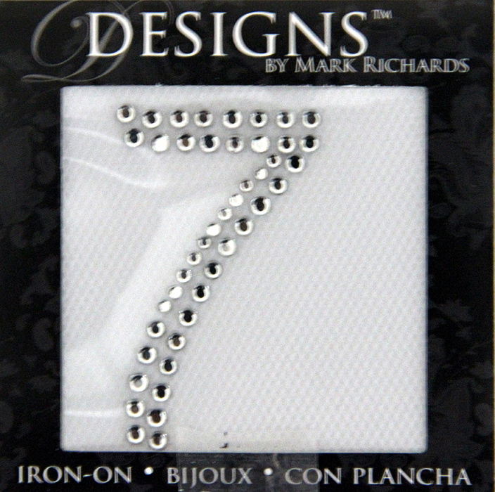 Designs™ Iron-ons :: Numbers :: Rhinestone Applique Number 6, 2in