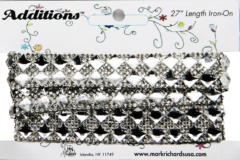 Designs™ Iron-ons :: Large Stone Strips :: Rhinestone Applique Strip ...