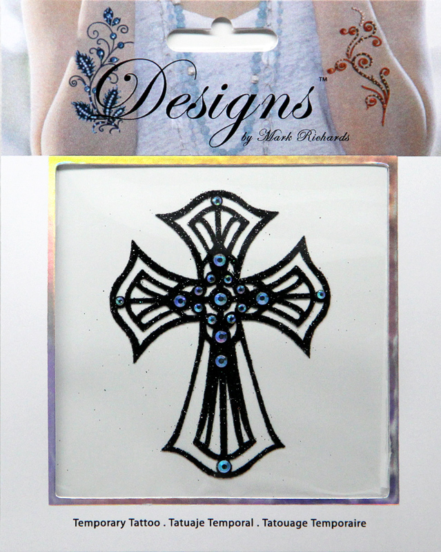 Cross with Jesus and Rays temporary tattoo – Tattooed Now !