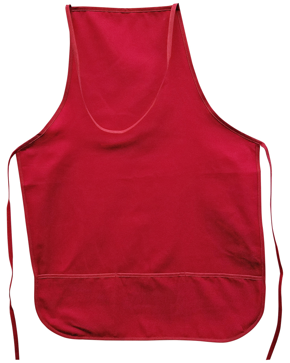 Wear’m™ Canvas :: Aprons :: Canvas Apron w Pockets 19x28in | Red