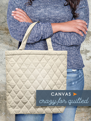 Canvas Quilted Bags & Totes