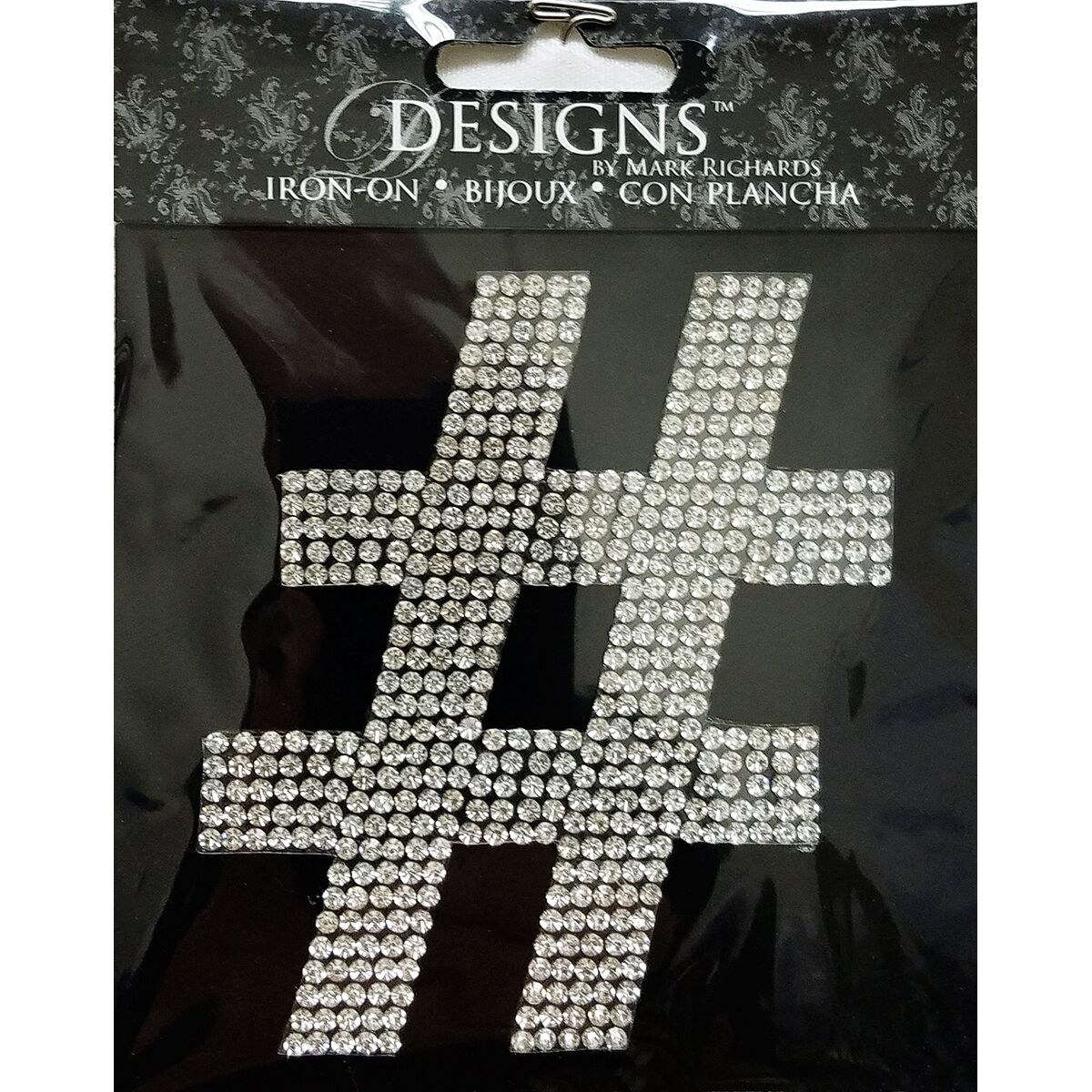 Designs™ Iron-ons :: Monograms :: Rhinestone Applique Monogram Symbol ...