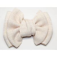 Jute Bow Ivory