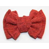 Jute Bow Red