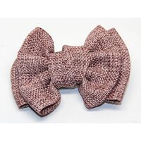 Jute Bow Dusty Pink