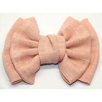 Linen Bow Light Pink