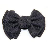 Linen Bow Black