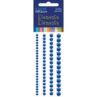 Rhinestones Rounds Royal Blue