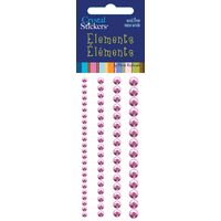 Rhinestones Rounds Light Pink