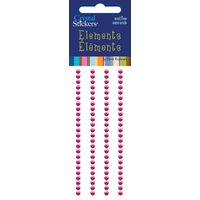 Rhinestones 3mm Hot Pink