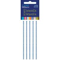 Rhinestones 2mm Light Blue