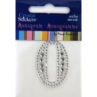 Rhinestone Monogram Clear 0