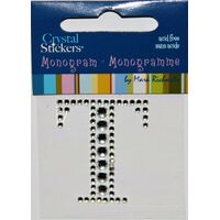 Rhinestone Monogram Clear T