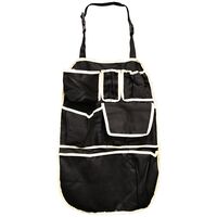 Canvas Car Seat Organizer 15x22in | Black