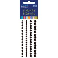 Rhinestones Rounds Black