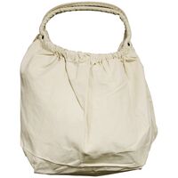 Canvas Circular Tote 22x17in | Natural