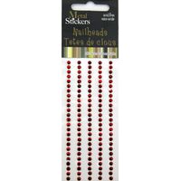 Nailheads 3mm Cranberry