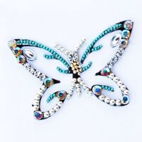 Jewelry Butterfly Silver Green