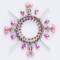 Jewelry Round Lt Pink Ht Pink Lavender Nat Pearl