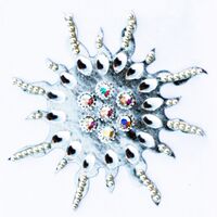 Jewelry Silver Design Sun-Like