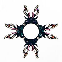 Jewelry Black Design Teal Lavender Mauve