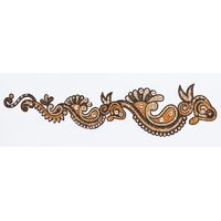 Jewelry Long Strip Copper & Gold Design