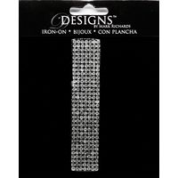 Rhinestone Applique Monogram Number 1 | Clear | 3.5in
