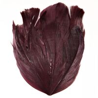 Fluerettes Feathers Plum w Black Dots