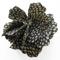 Fluerettes Animal Print Flower Black & Beige Jaguar