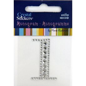 Rhinestone Monogram Clear 1