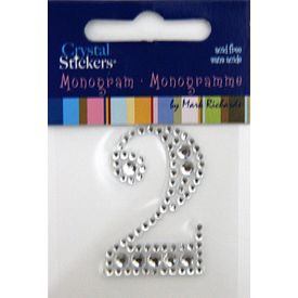 Rhinestone Monogram Clear 2