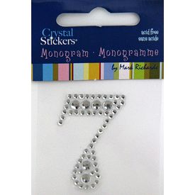 Rhinestone Monogram Clear 7