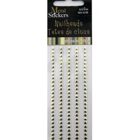 Nailheads 3mm Light Gold