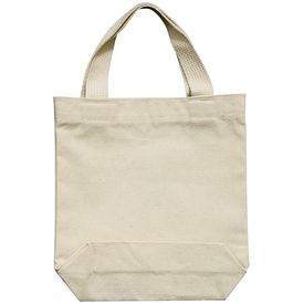 Canvas Tote 8.5x8.5x2in | Natural