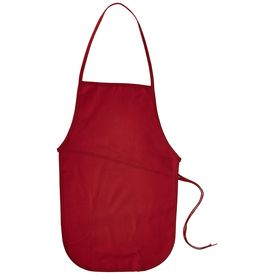 Canvas Child Apron 12x19in | Red