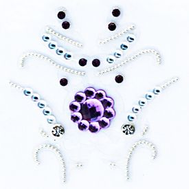 Jewelry Clear Design Nat Pearl Purple Flower