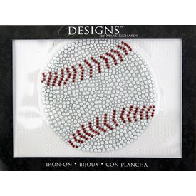 Mark Richards Designer Iron on Bedazzled maman/I LOVE/Baseball/Softball 