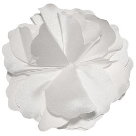 Fluerettes Basic Satin Flower White