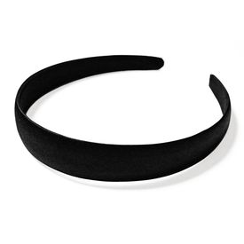 Fluerettes Satin Headband Black