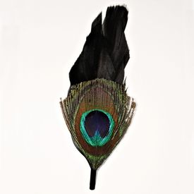 Fluerettes Peacock Feather Black