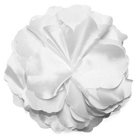 Fluerettes Basic Satin Flower Large White