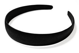 Fluerettes Satin Headband Black