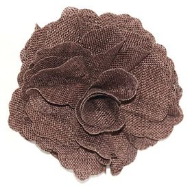 Linen Carnation Flower Brown