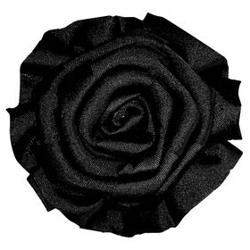 Fluerettes Rose Flower Black