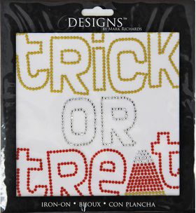 Rhinestone Applique Halloween Trick-or-Treat | 5x5in