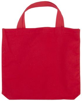 Canvas Tote 13.5x13.5x2in | Red