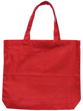 Canvas Tote 18x16x3in | Red