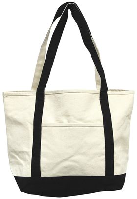 Canvas Boat Bag 24x14x8in | Natural