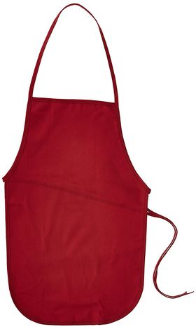 Canvas Child Apron 12x19in | Red